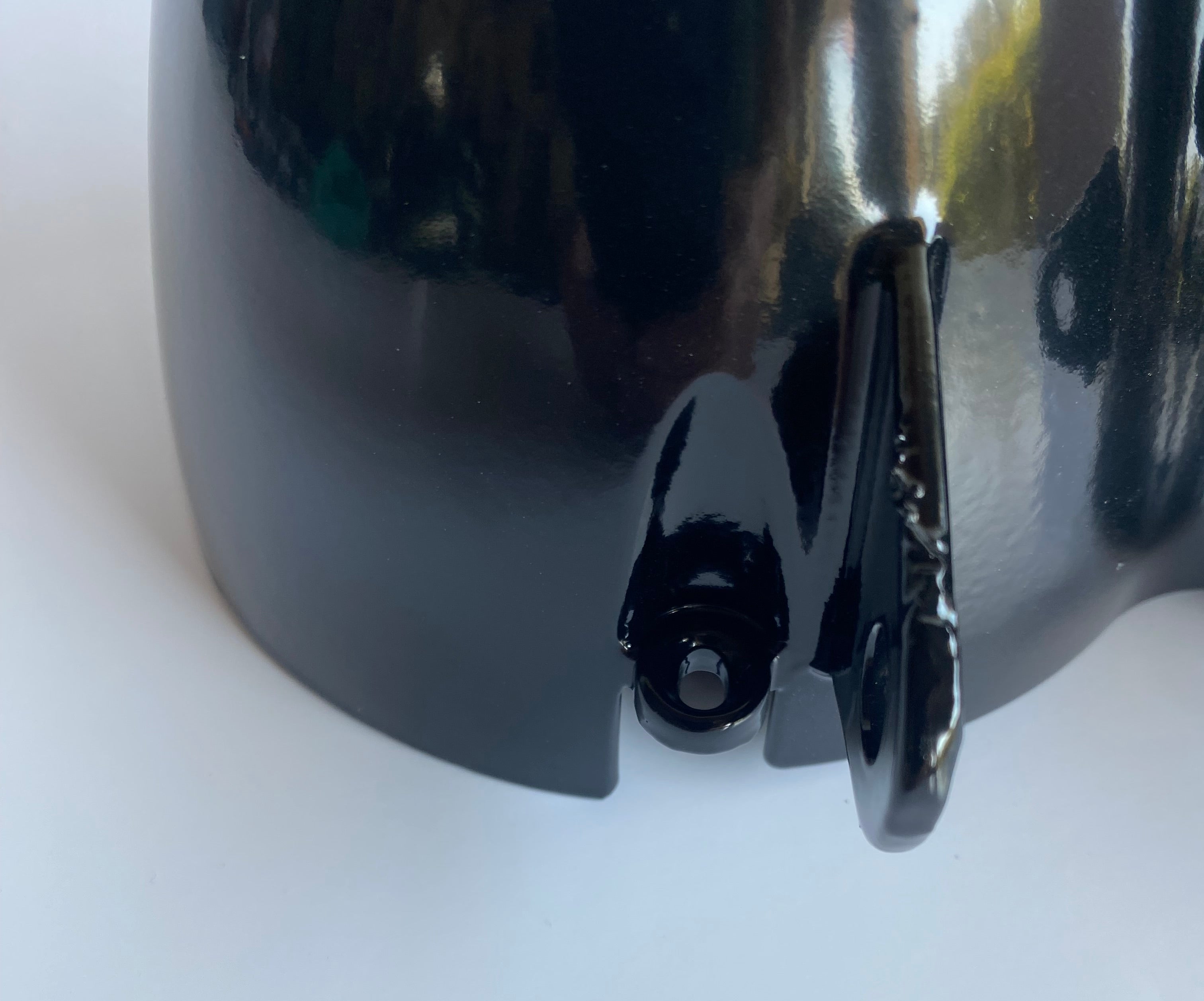 Coque phare double noir Fat Bob Harley Davidson REF OEM 69798-08
