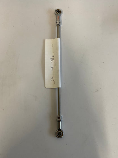 Selector rod with new ball joints and stainless steel rod Harley Davidson 36=&gt;38 cm