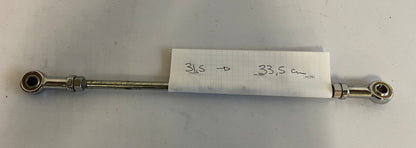 New ball joint selector rod and nickel-plated steel rod Harley Davidson 31.5 =&gt;33.5 cm