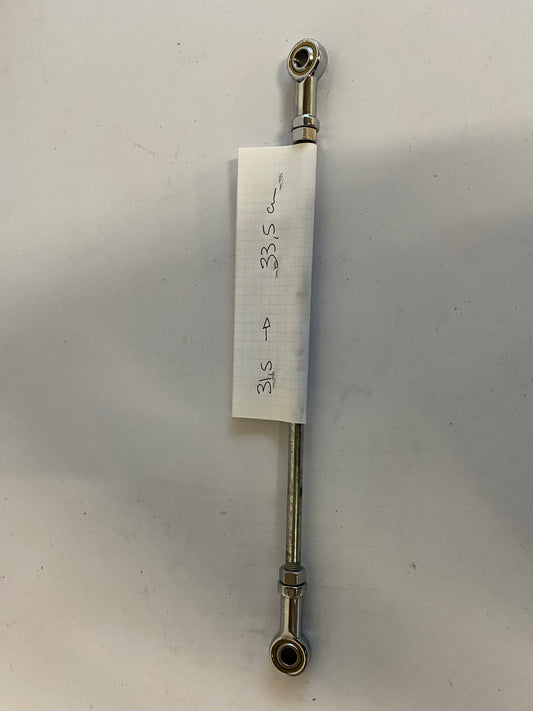 New ball joint selector rod and nickel-plated steel rod Harley Davidson 31.5 =&gt;33.5 cm