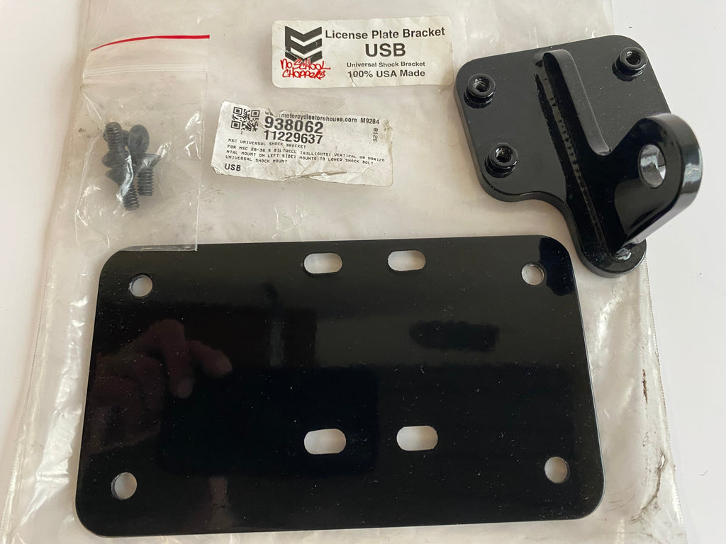 Support de plaque d'immatriculation latéral Harley Davidson REF MCS 938062