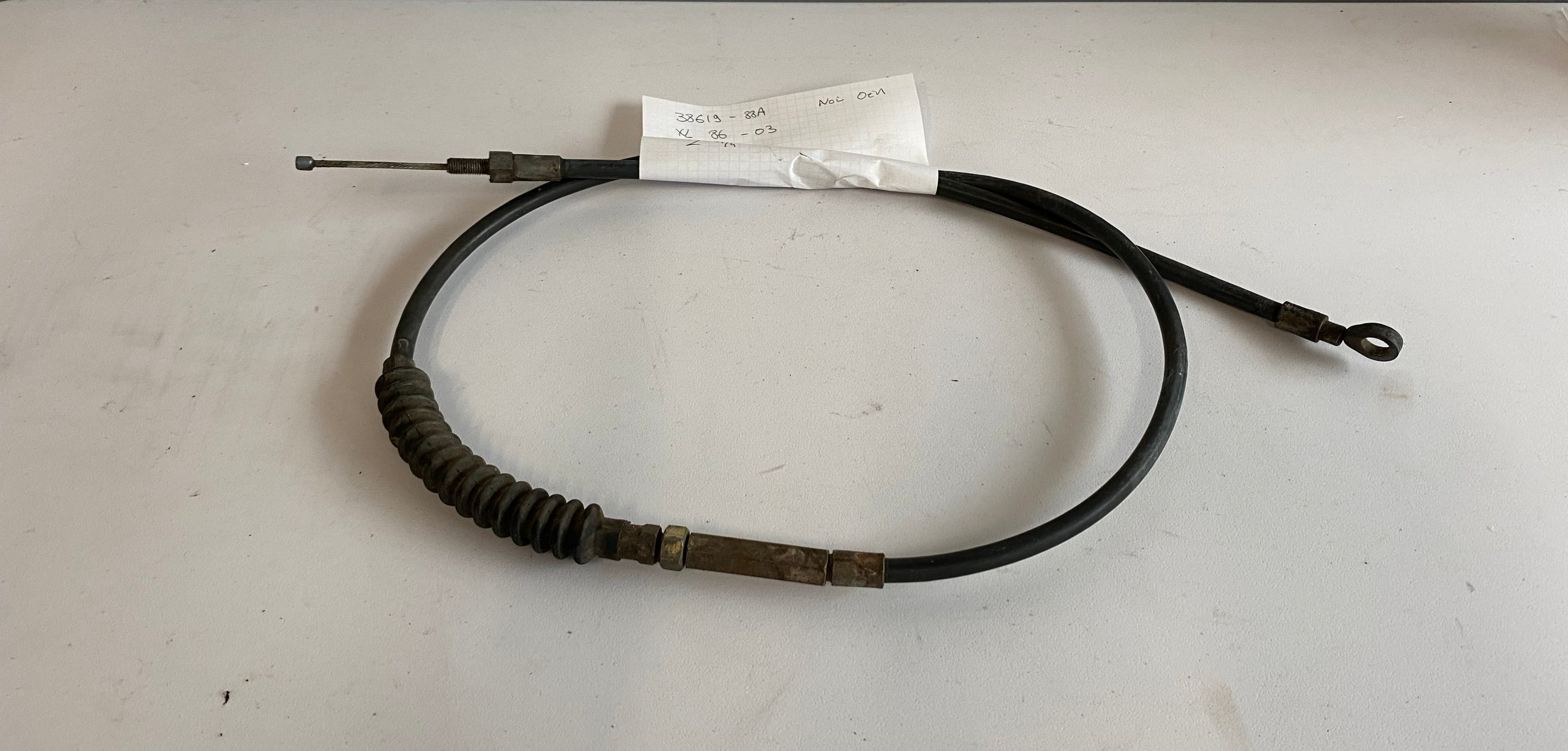 Harley Davidson Black Clutch Cable OEM REF: 38619-88A