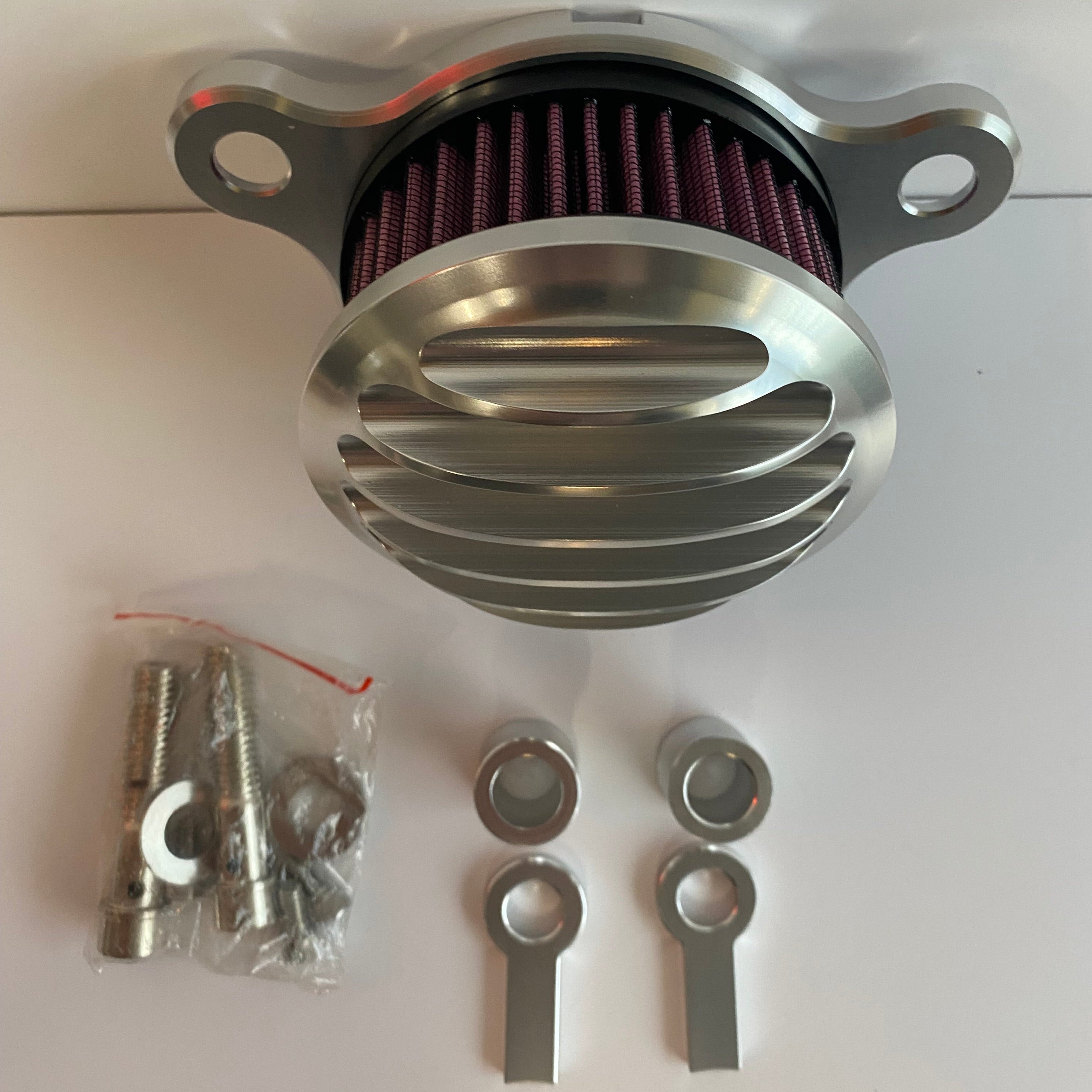 Filtre à air Rough Crafts chrome Sportster Harley Davidson REF MCS 933808