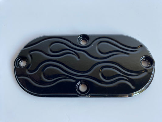 Trappe d'inspection flamme noir Harley Davidson REF OEM 60572-86