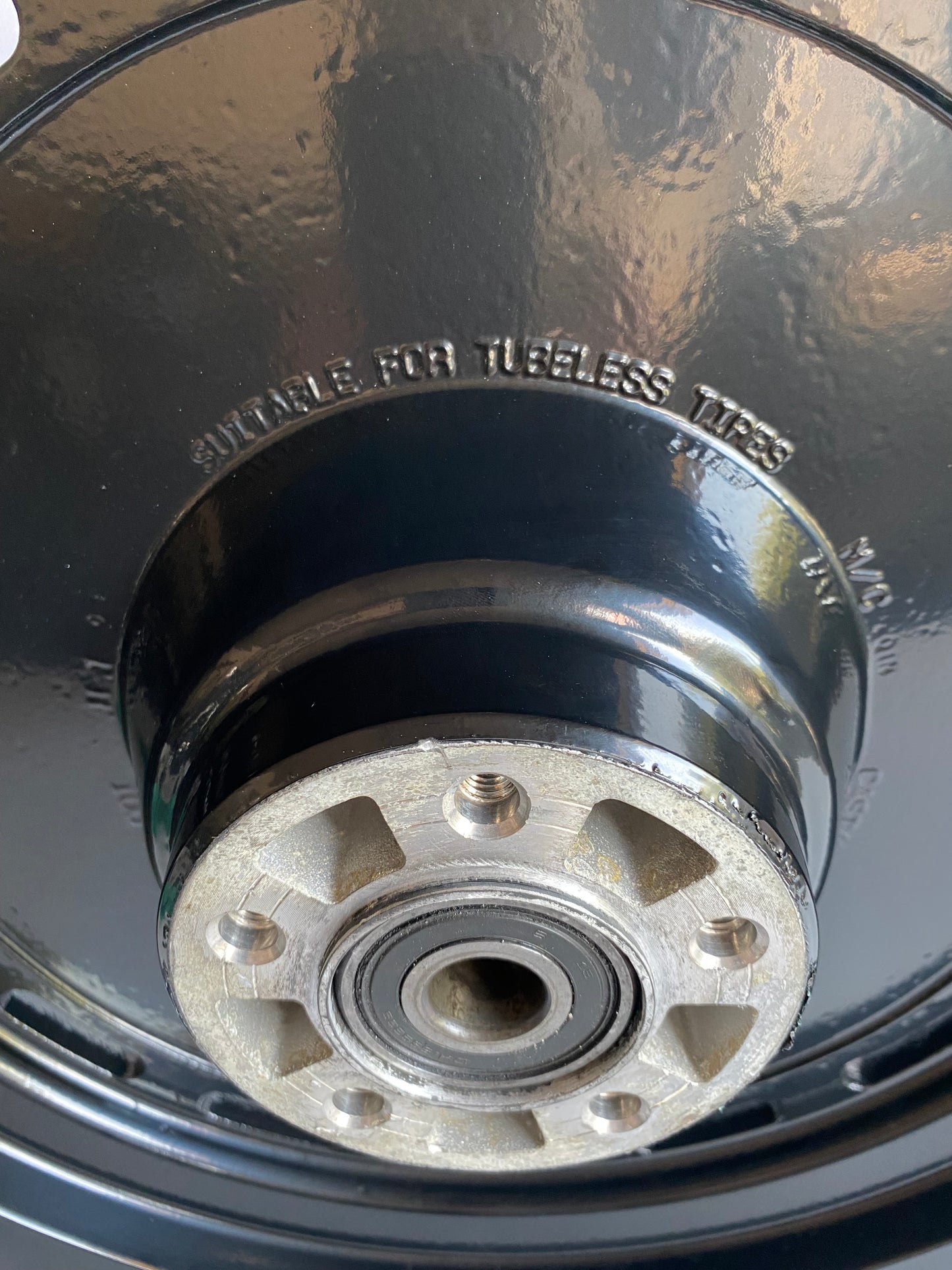 Roue arrière pleine noire Sportster Harley Davidson REF OEM 41013-00A