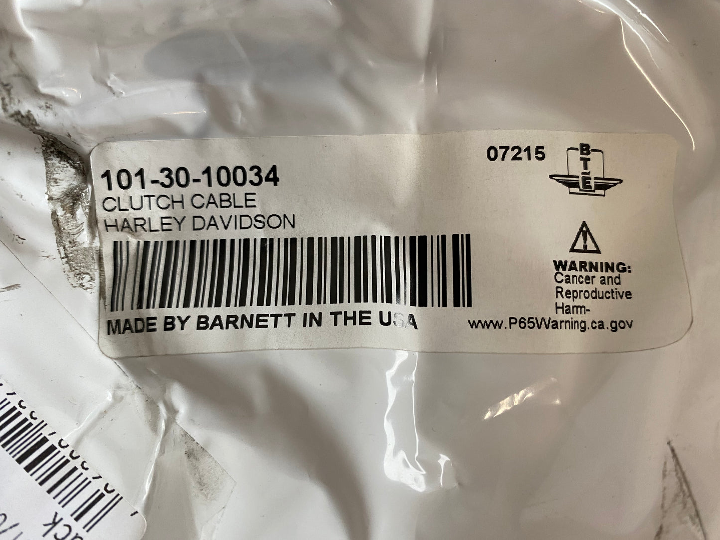 Câble d'embrayage noir Barnett Harley Davidson REF WW : 22628