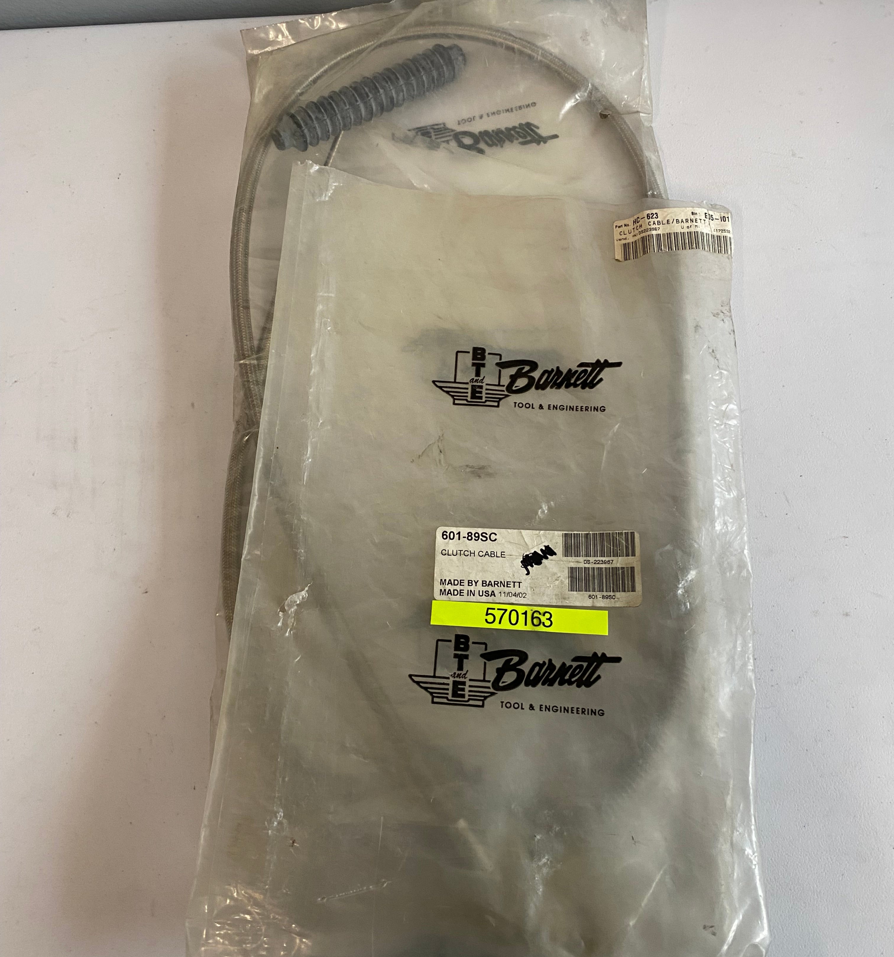 Câble d'embrayage Barnett inox 62 pouces Harley Davidson REF MCS : 570163