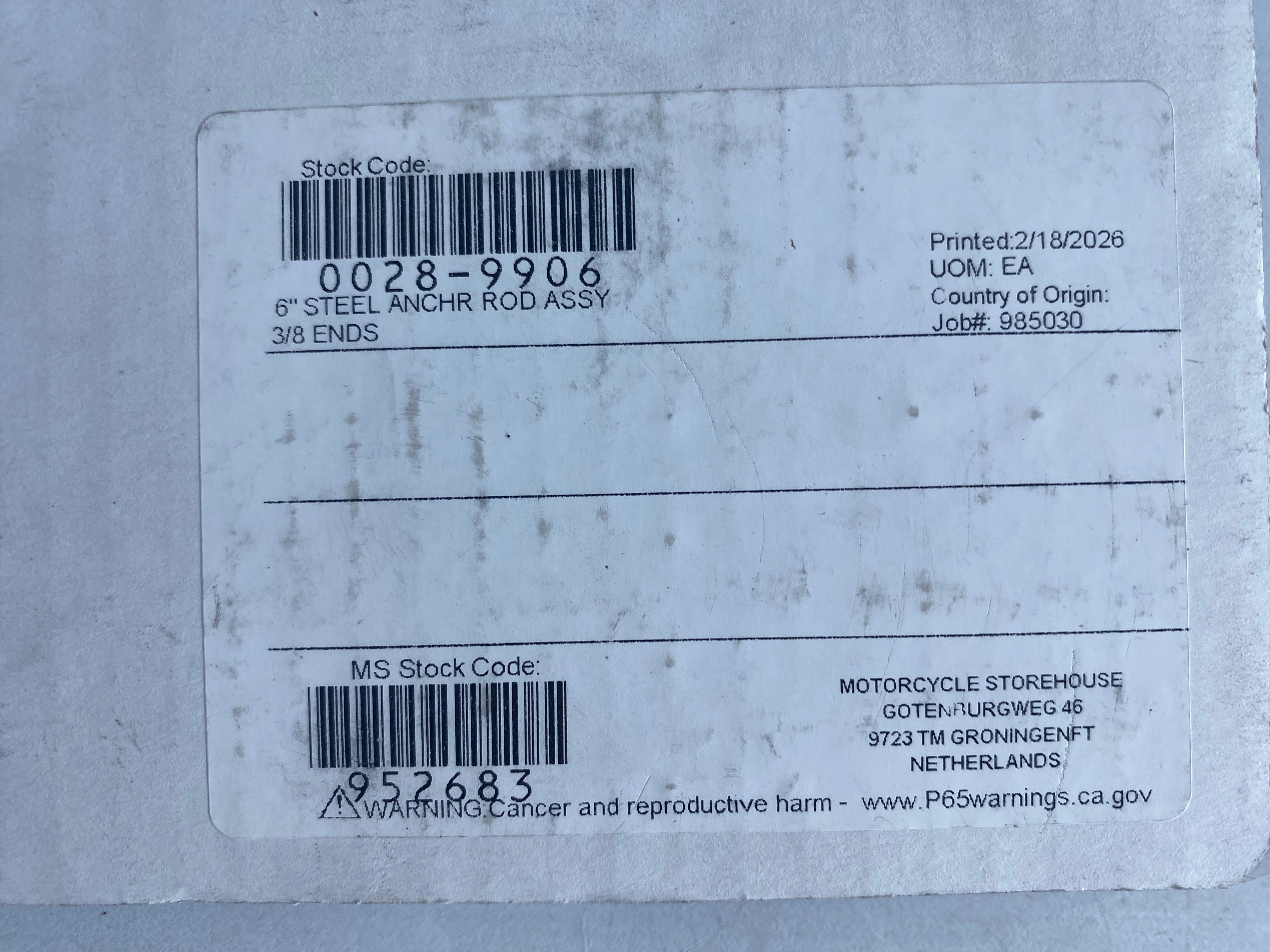 Biellette 6" Performance Machine frein Harley Davidson REF 0028-9906
