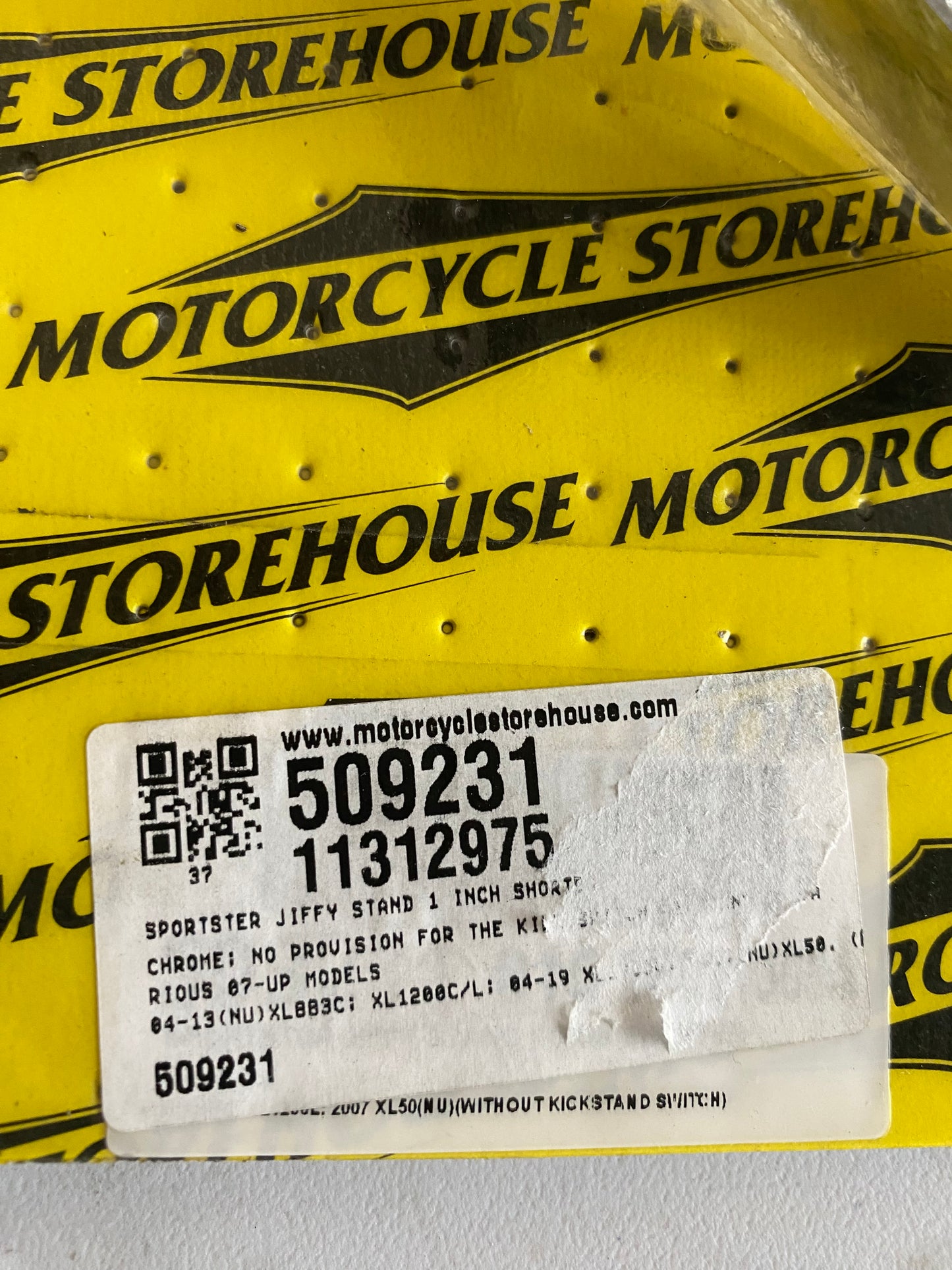 Béquille courte Sportster Harley Davidson REF MCS : 509231