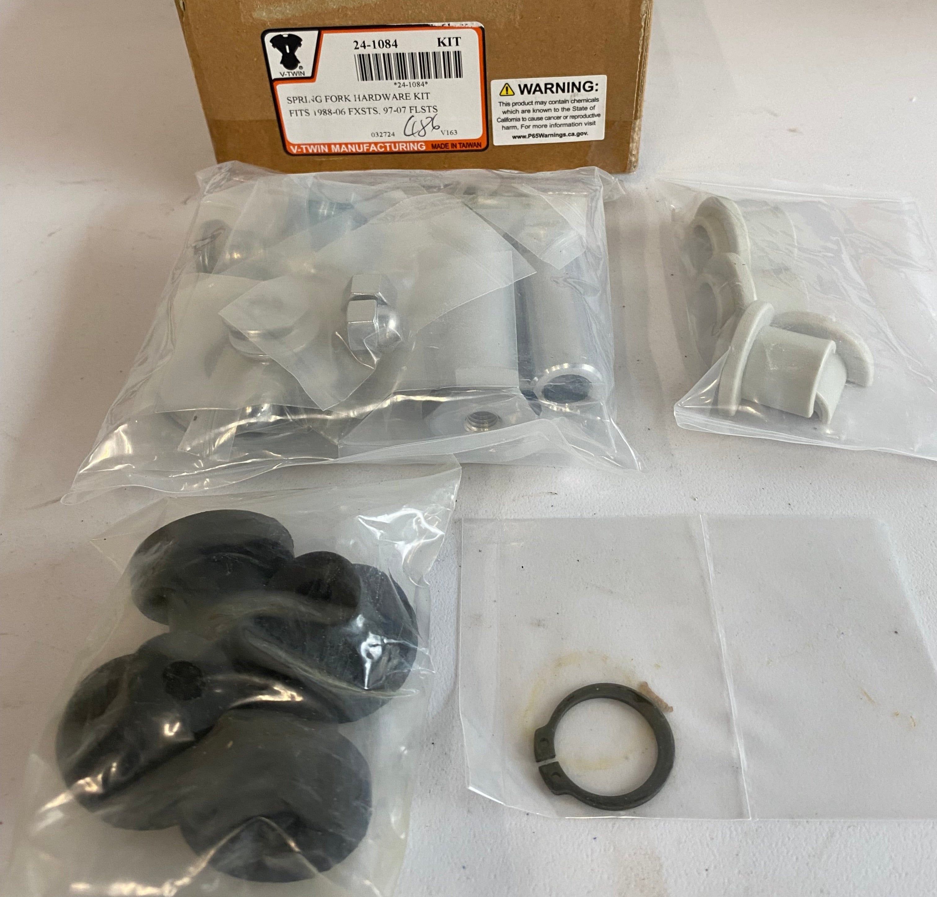 kit de bagues ressorts pour fourche springer Harley Davidson REF V twin : 24-1084
