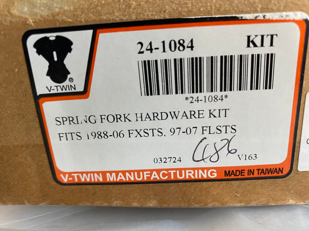 kit de bagues ressorts pour fourche springer Harley Davidson REF V twin : 24-1084