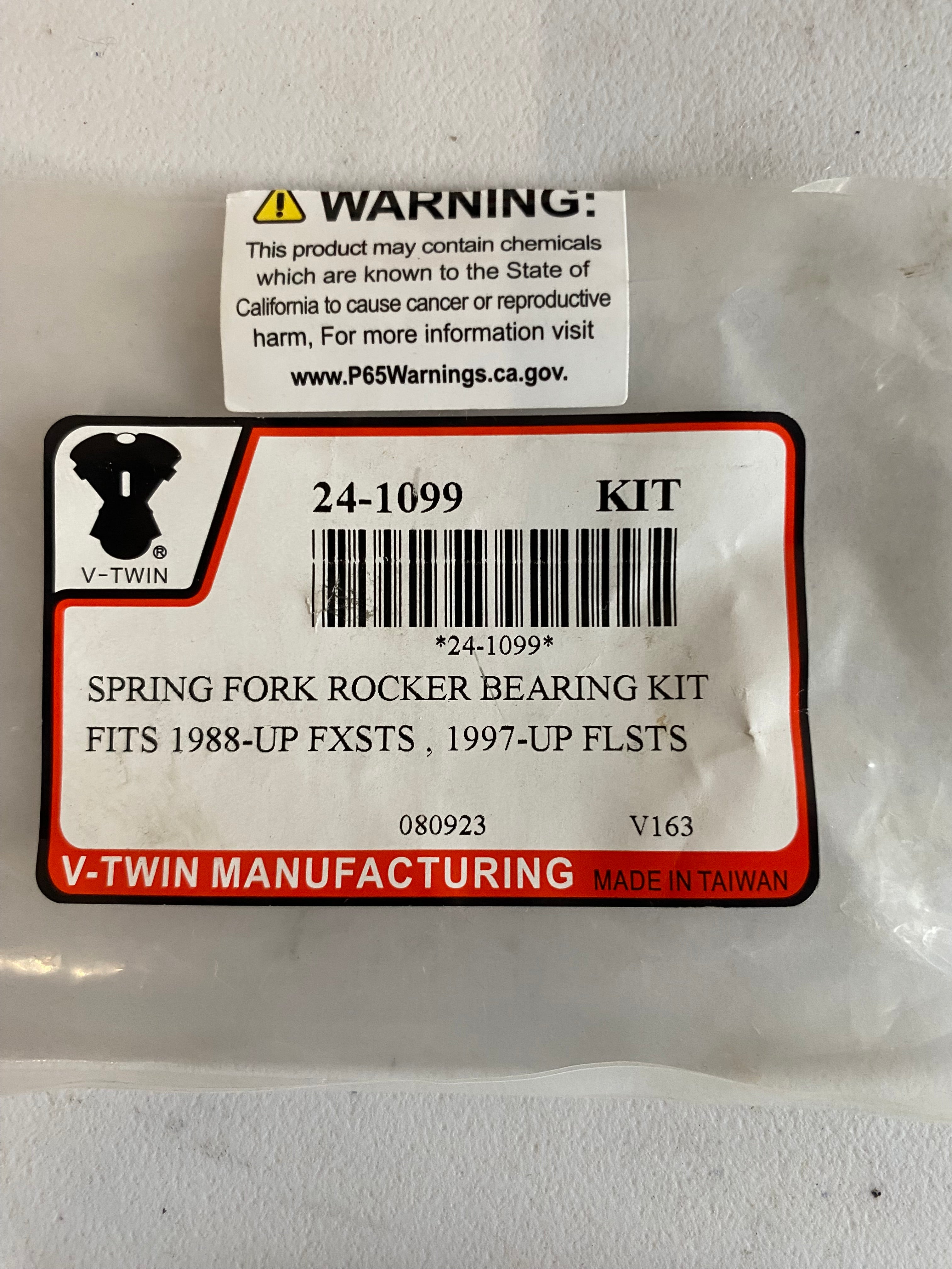 kit de roulements pour fourche Harley Davidson springer REF V Twin : 24-1099