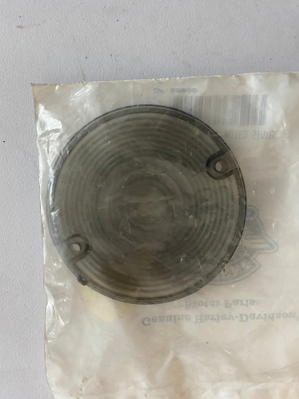 Smoked indicator lens Harley Davidson OEM REF: 69329-02