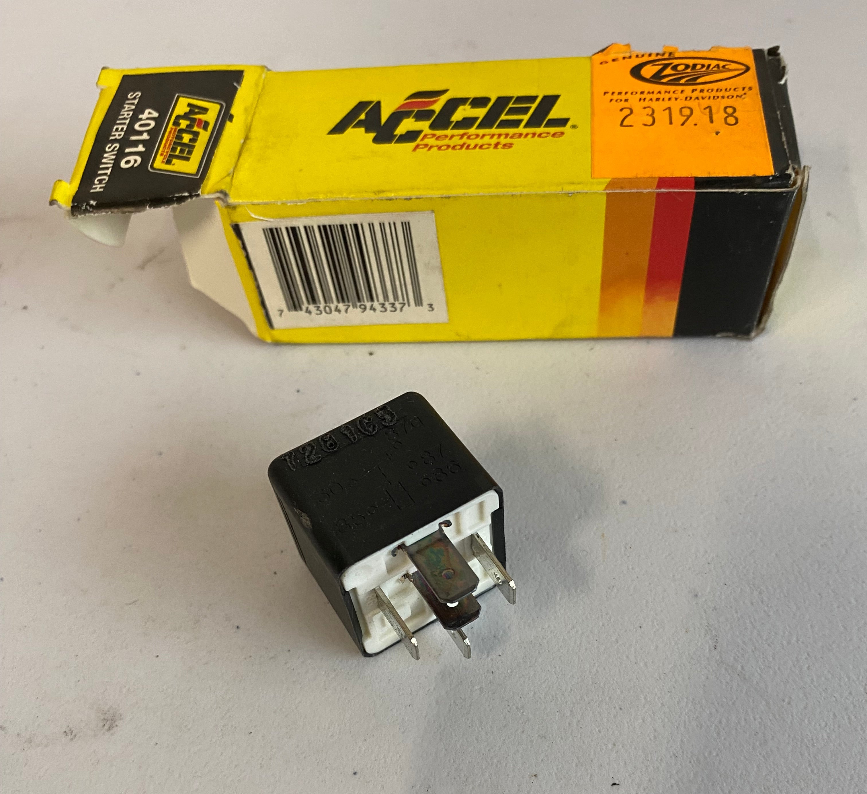 Relais de démarreur ACCEL REF zodiac : 2319-18