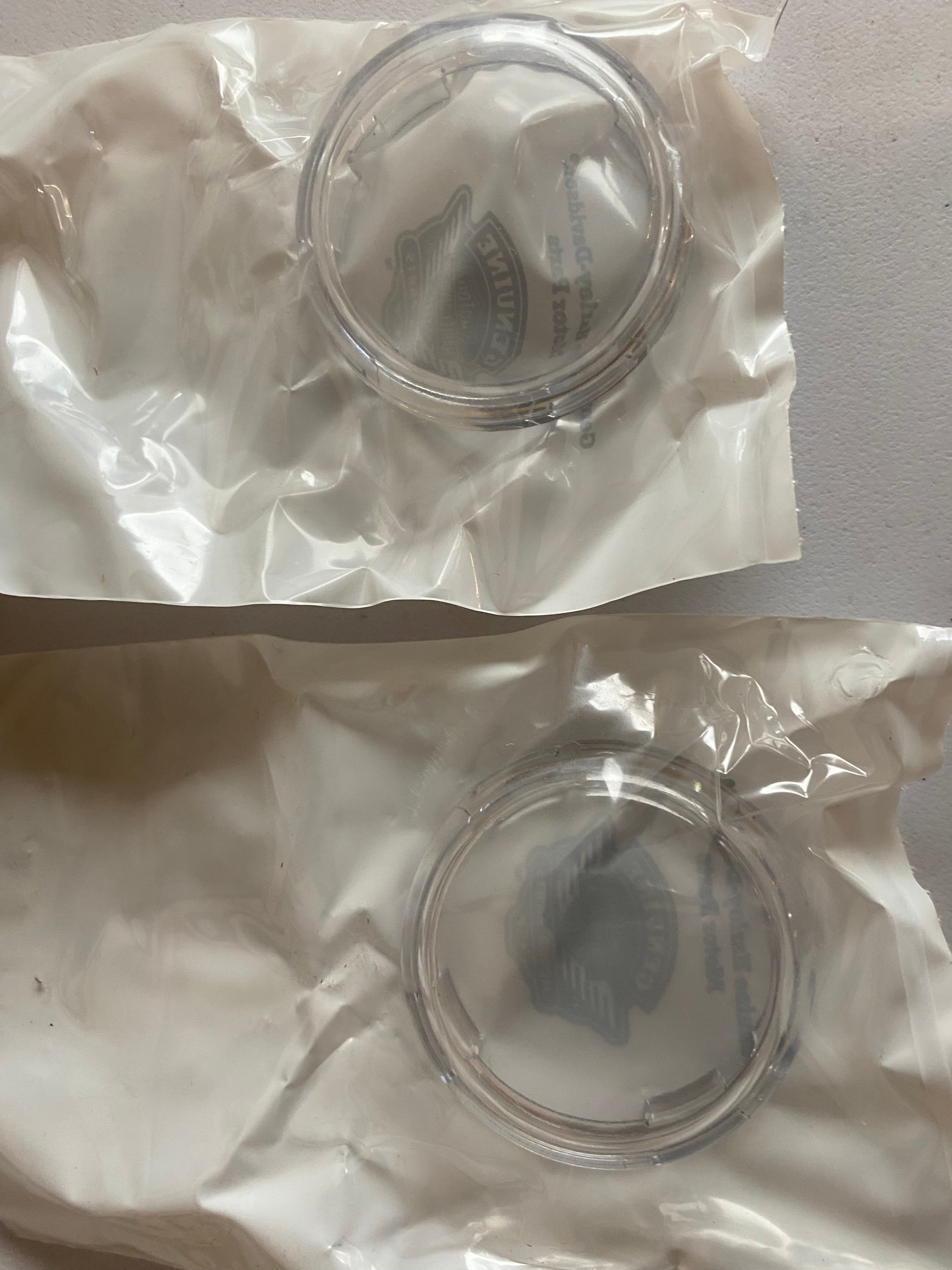Clear Bullet Harley Davidson cabochon kit OEM REF: 69226-09