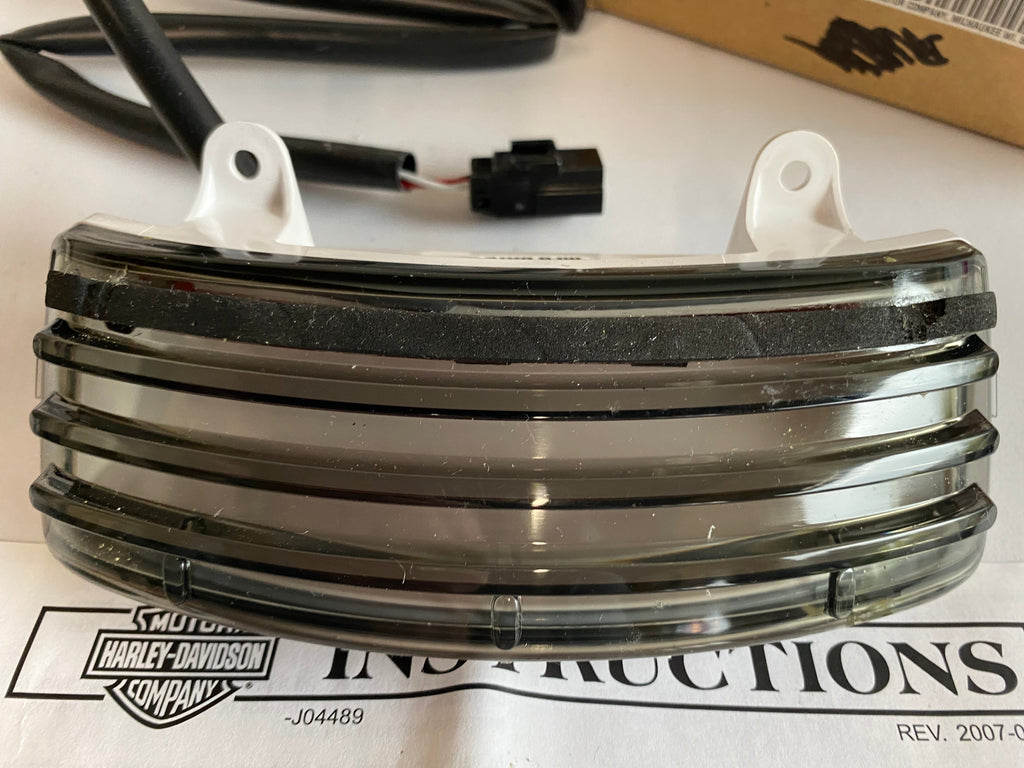 Harley Davidson Touring Smoked Tri-Bar Tail Light OEM REF: 68358-07A