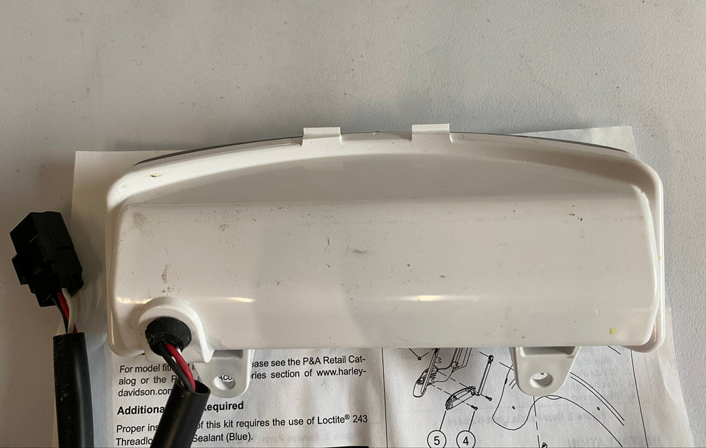 Harley Davidson Touring Smoked Tri-Bar Tail Light OEM REF: 68358-07A