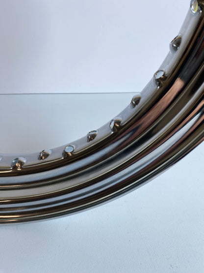 Cerclage de roue 3.00 x 16 chromé 40 trous Harley Davidson REF MCS 506279