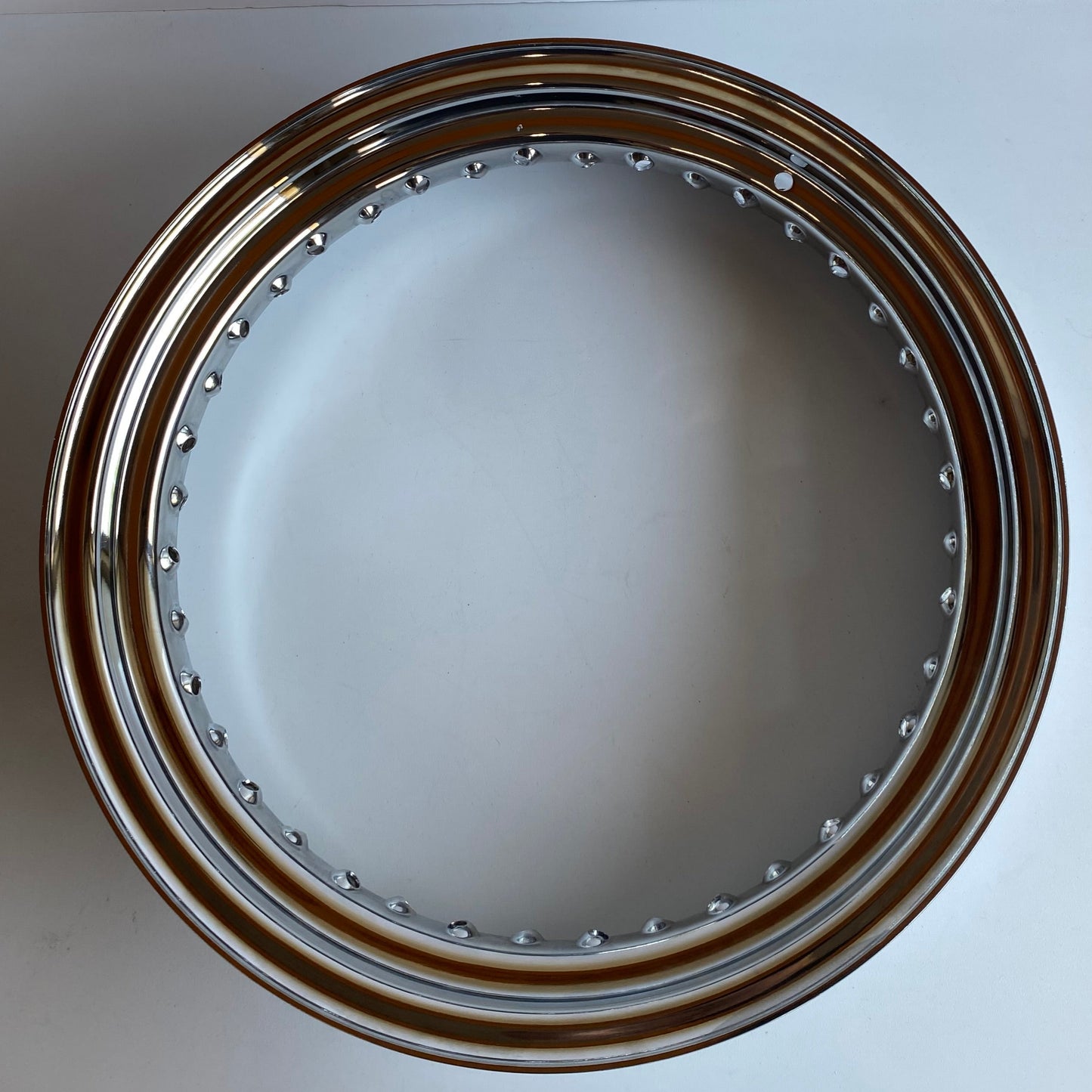 Cerclage de roue 3.00 x 16 chromé 40 trous Harley Davidson REF MCS 506279