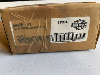Clignotant arrière Bullet Harley Davidson REF OEM : 68420-01