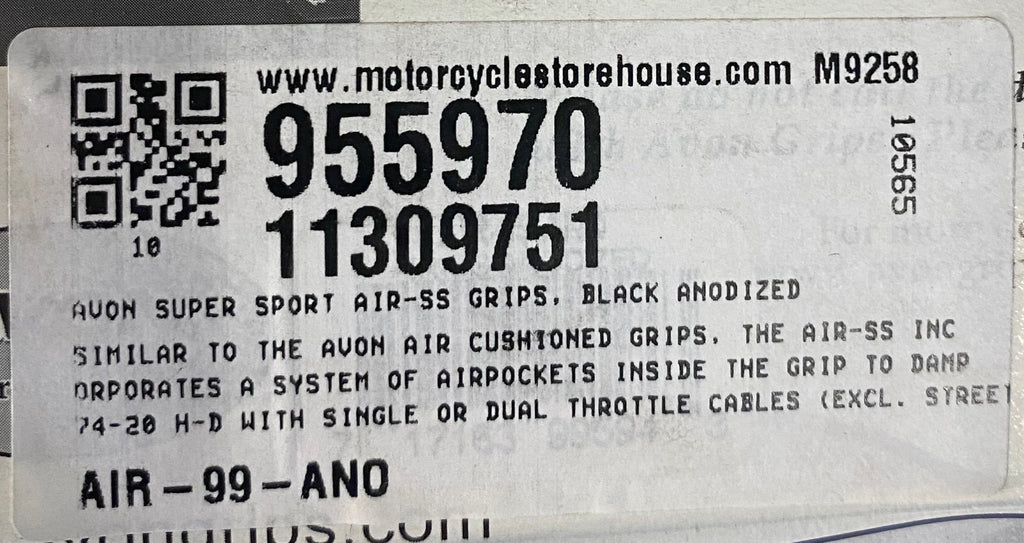 Jeu de poignées AVON Super Sport Air Harley Davidson REF MCS 955970