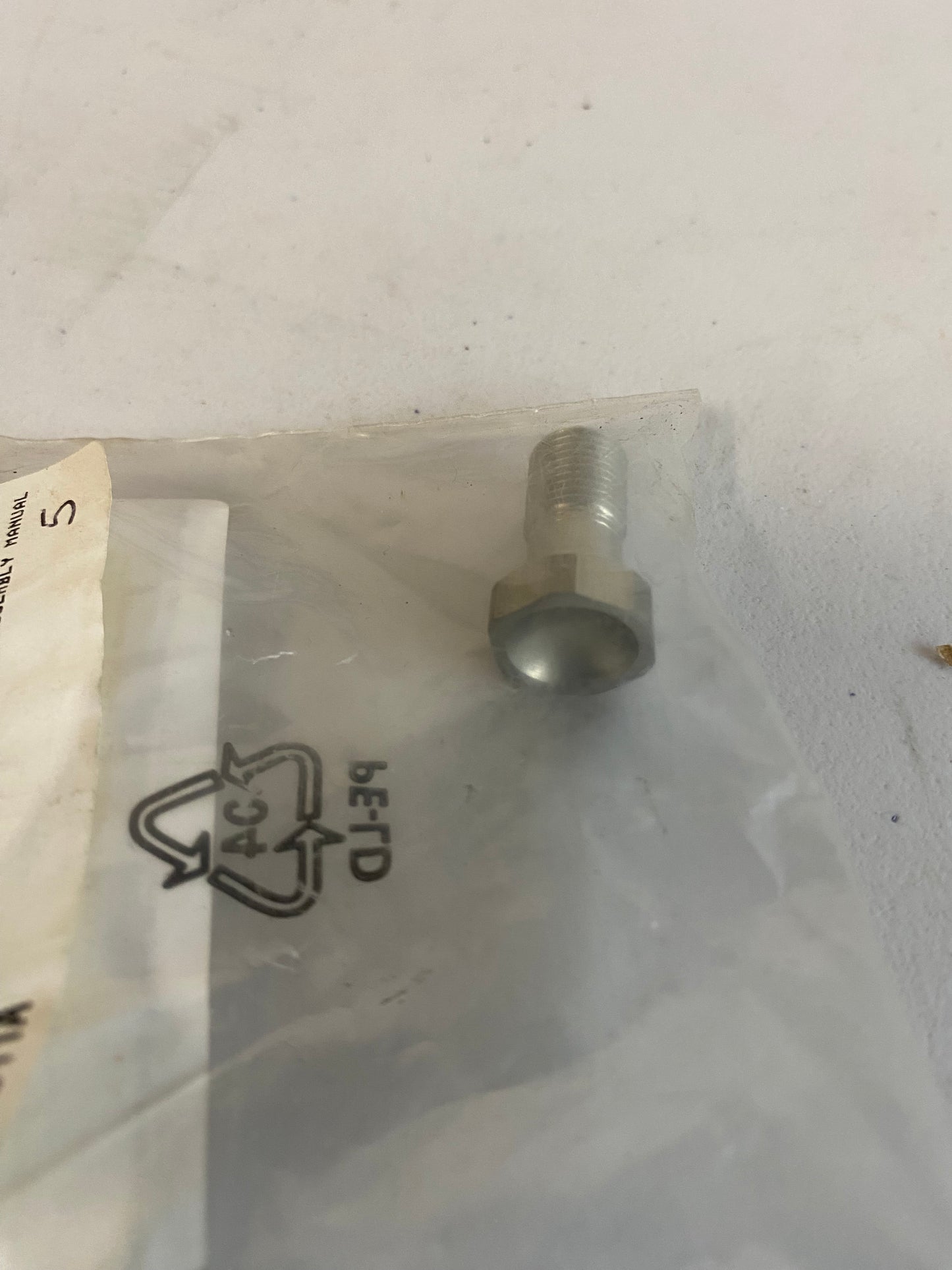 Anodized aluminum banjo bolt 10 x 100 REF MCS: 510474