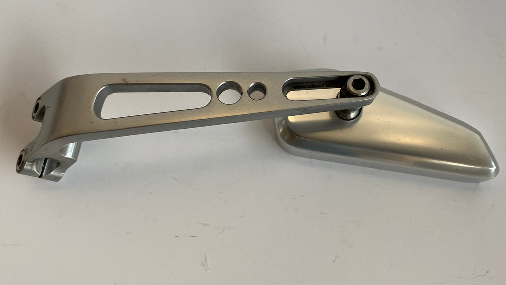 Rétroviseur gauche Rizoma gris satiné Buell