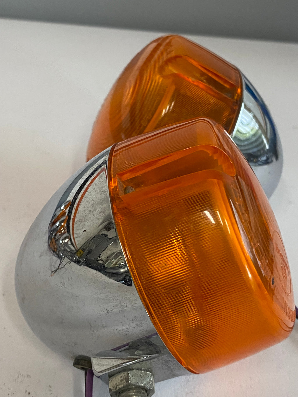 Harley Davidson Front Turn Signal Set OEM REF: 68408-86D
