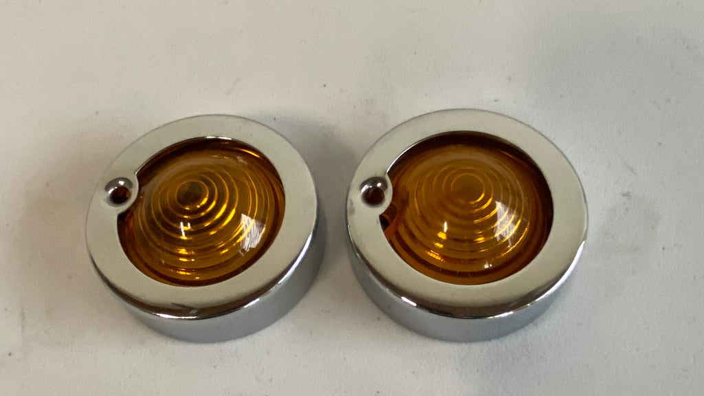 Set of orange cabochons + 2 1/4 inch rim REF MCS: 516441