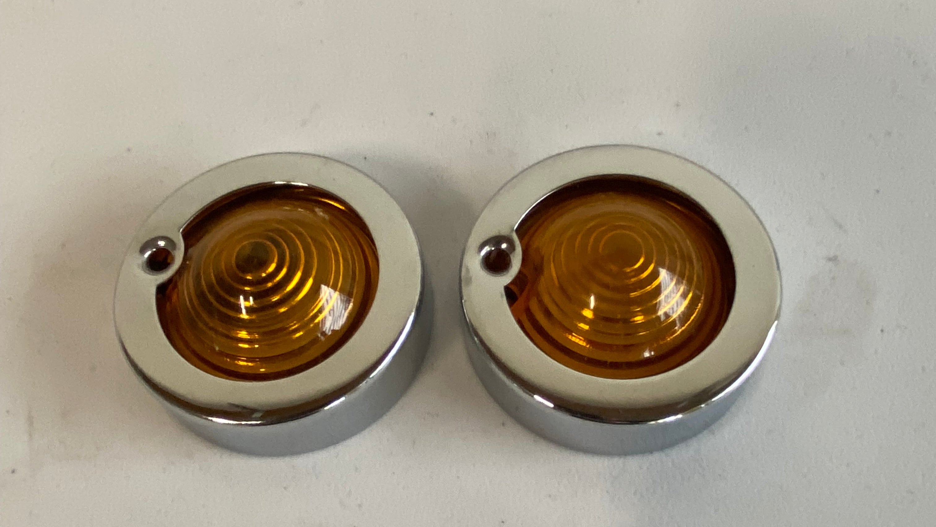 Set of orange cabochons + 2 1/4 inch rim REF MCS: 516441