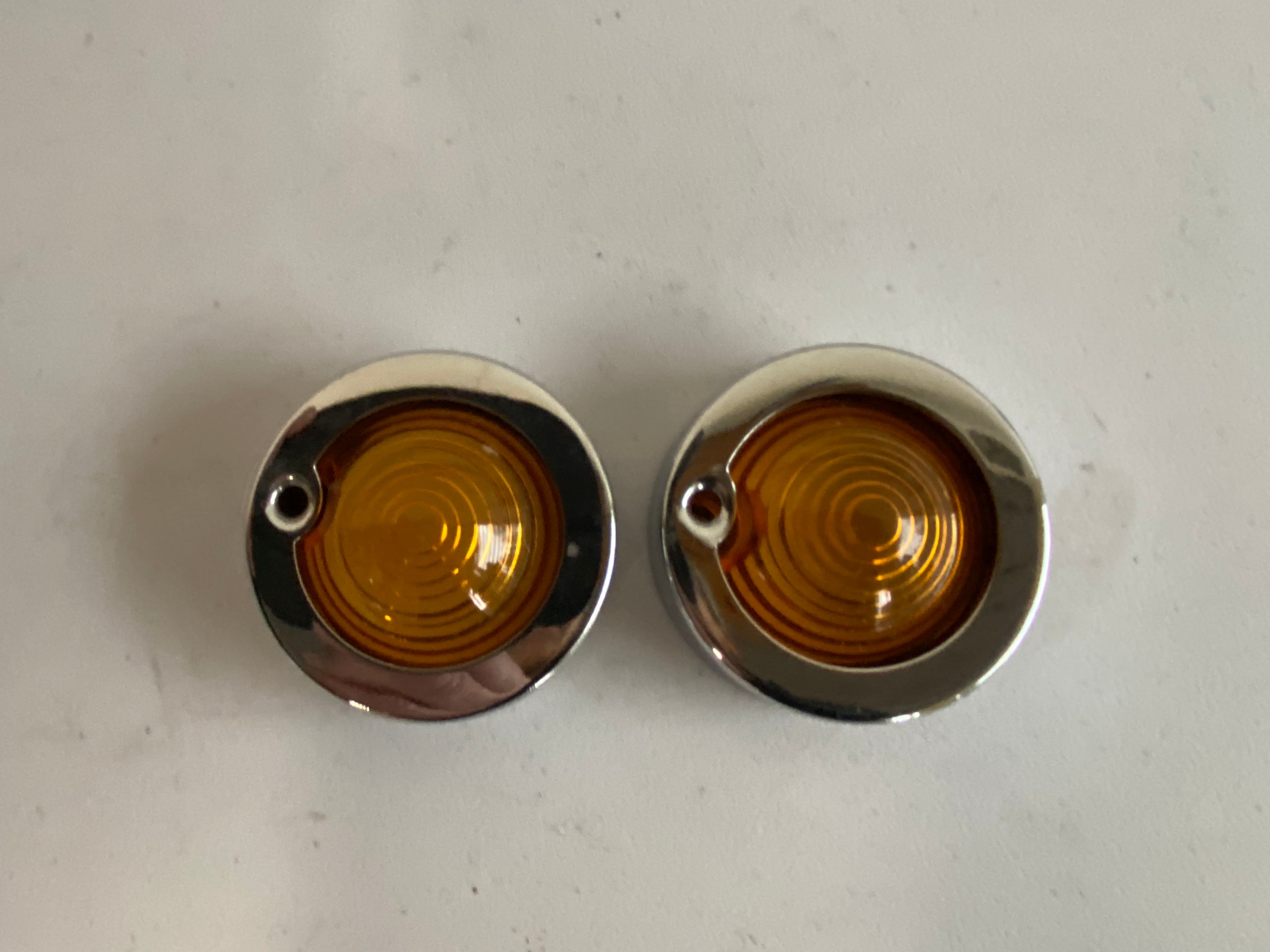 Set of orange cabochons + 2 1/4 inch rim REF MCS: 516441