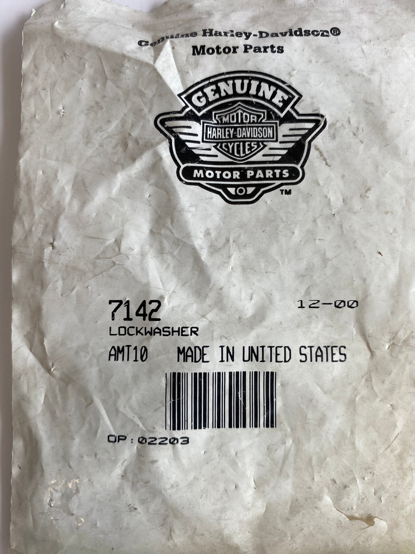 Rondelle de frein vis axe bras oscillant Softail 1340 Harley Davidson REF OEM 7142