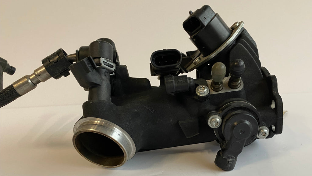 Corps d'injection admission complet Dyna Harley Davidson REF OEM 27708-06B