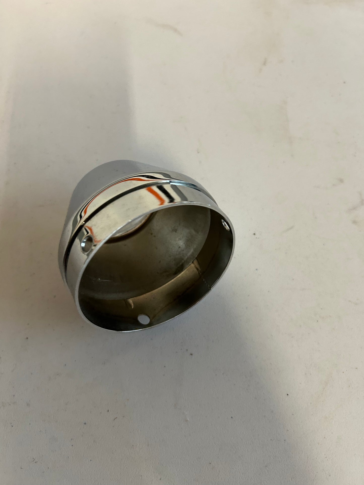 Chrom-Auspuffblende für Harley Davidson, Fassungsdurchmesser: 85 mm