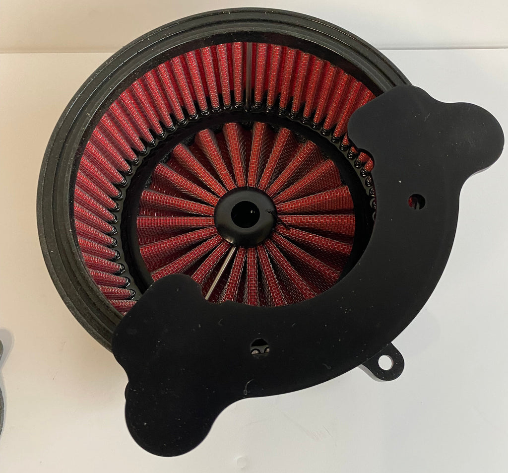 Filtre à air noir Ellipse Touring Dragon Choppers Harley Davidson REF 30-614