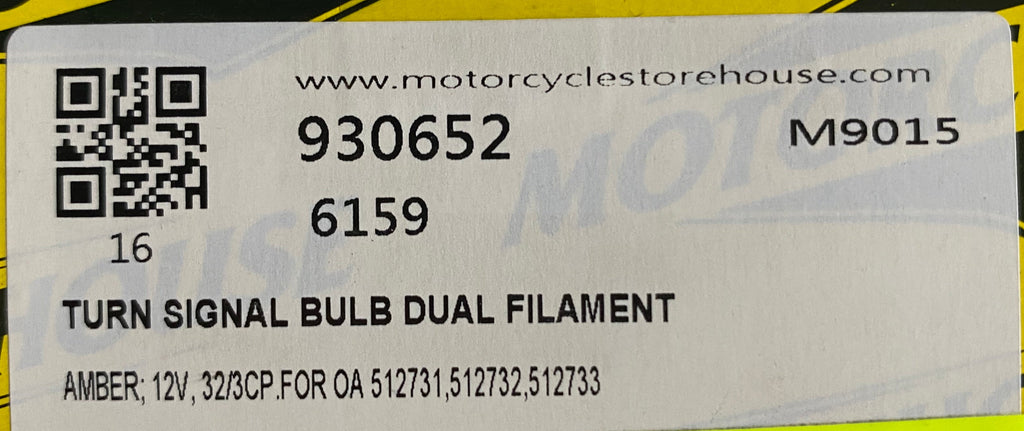 Glühbirne orange Doppelfaden 21/5W Harley Davidson REF MCS 930652