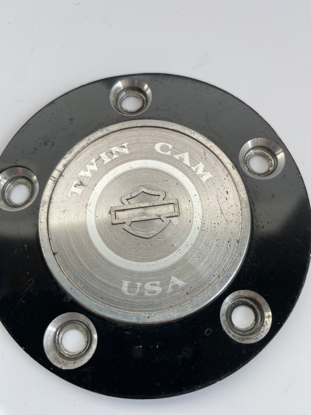 Timer cover Twin Cam noir Harley Davidson REF OEM 32727-00
