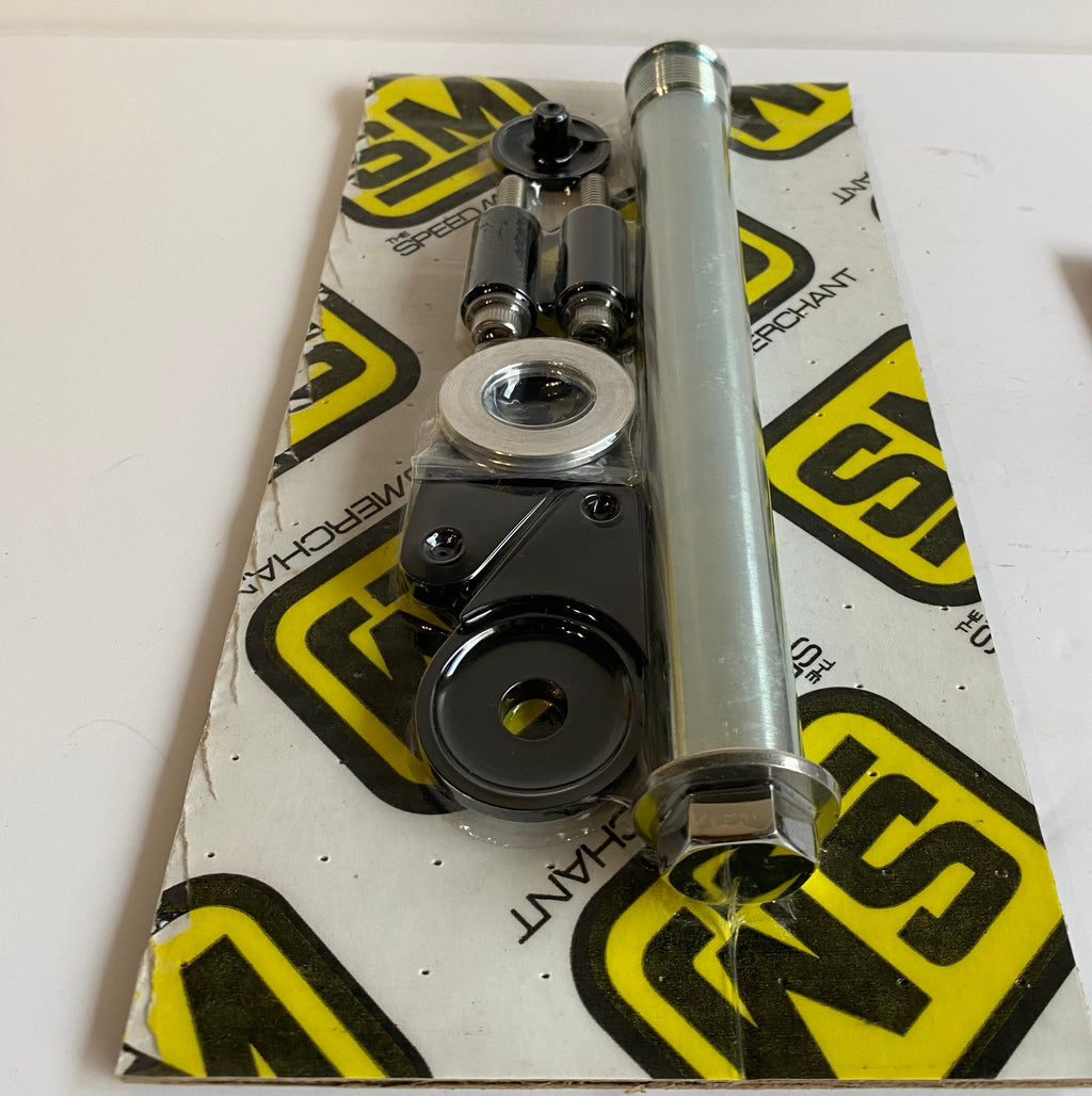 Jeu de tés de fourche 39 mm noir Speed Merchant Sportster, Dyna Harley Davidson REF Drag 0408-0298