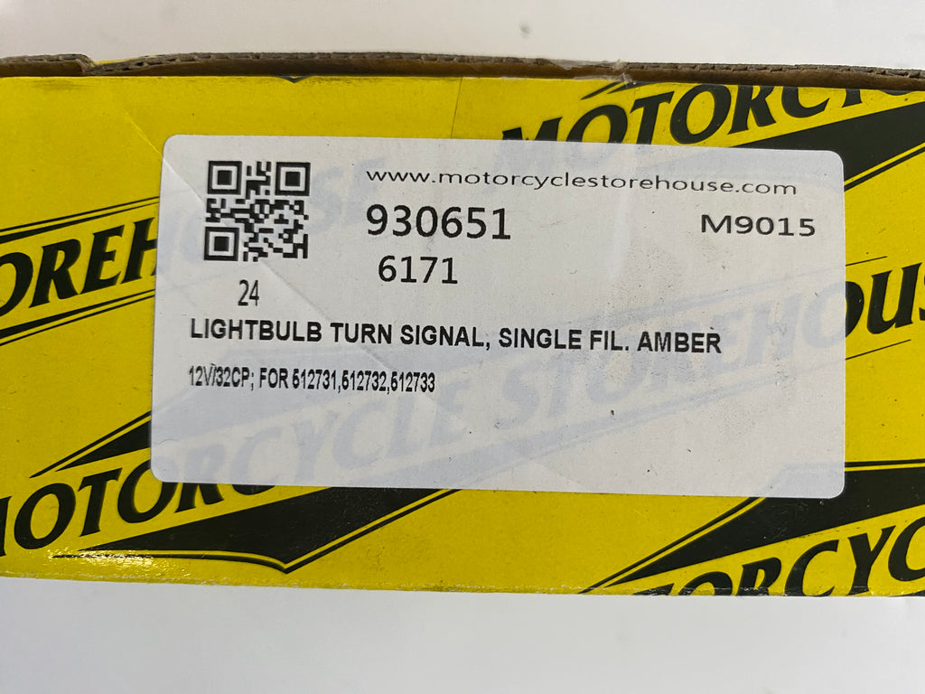 Glühbirne Einzelfaden orange Blinker Harley Davidson REF MCS 930651