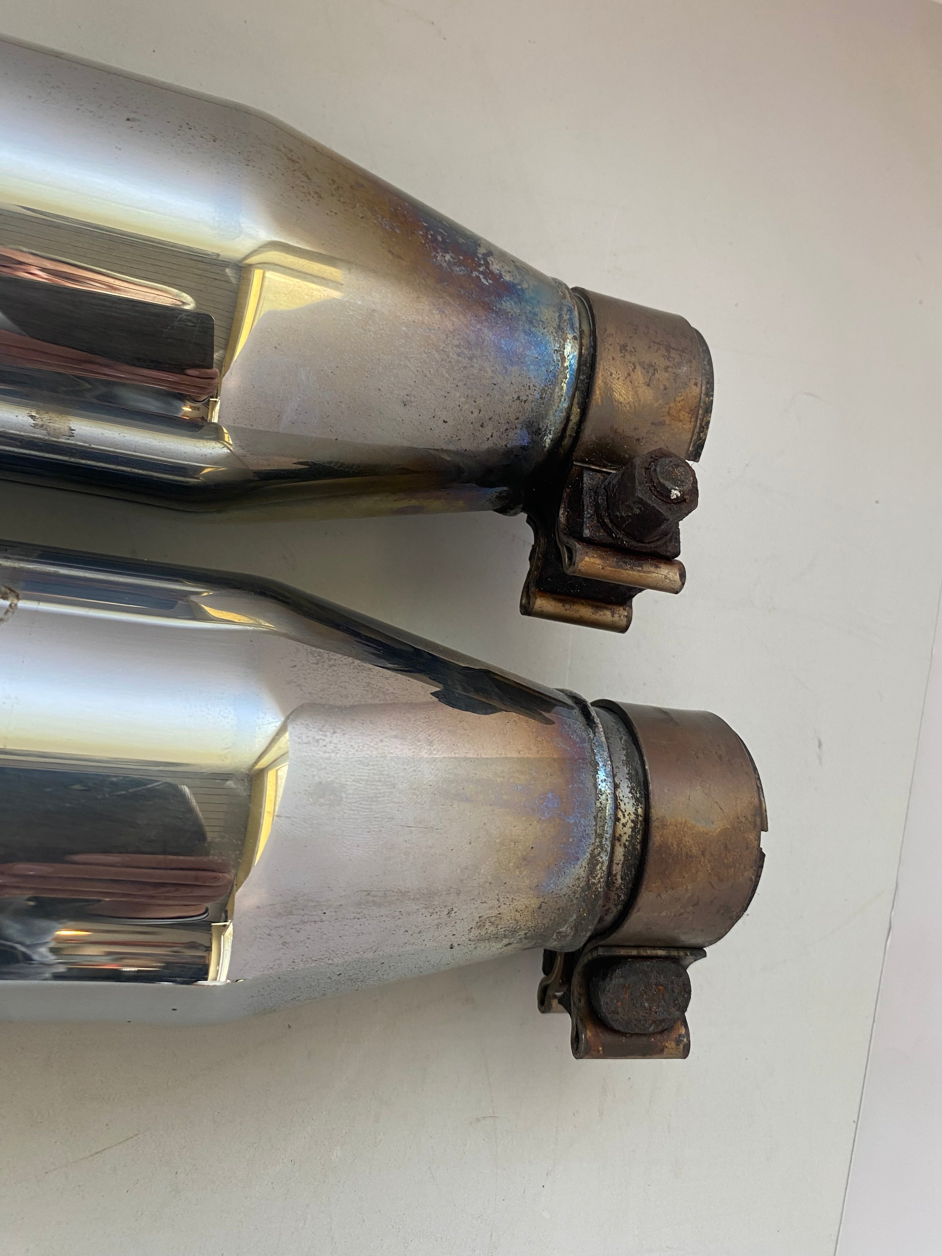 Jeu de silencieux origine Dyna Harley Davidson REF OEM 64707-08