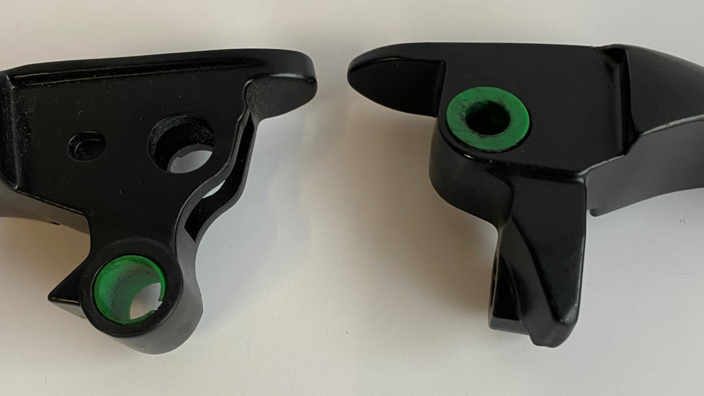 Jeu de leviers noirs frein & embrayage à câble Touring Harley Davidson REF MCS 913537