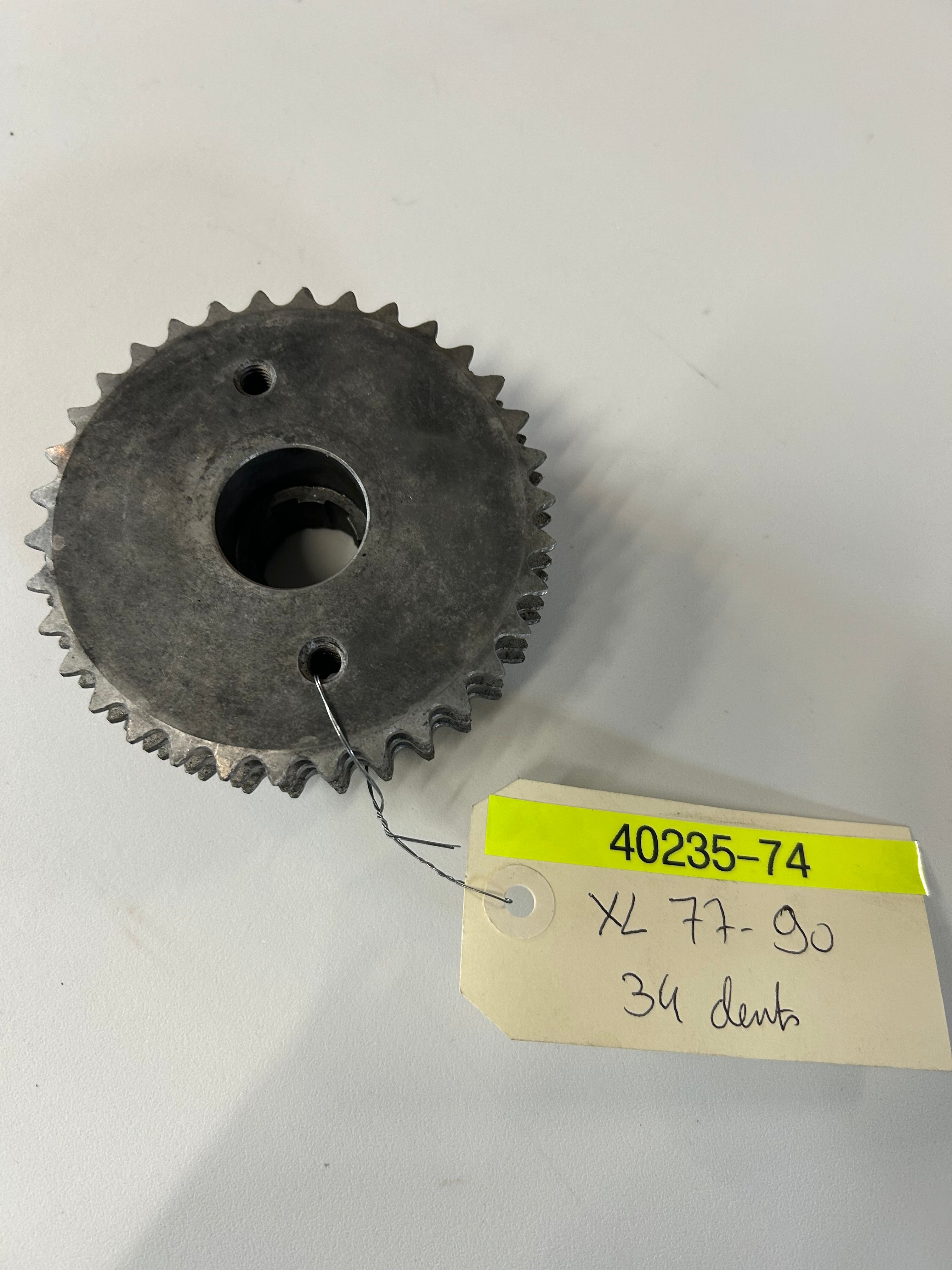34 tooth sprocket primary transmission Harley Davidson REF OEM: 40235-74