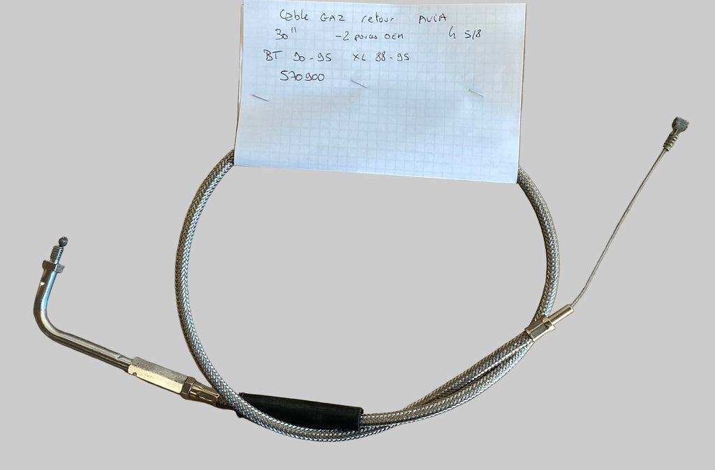 câble de gaz retour AVIA BT / XL REF MCS : 570900