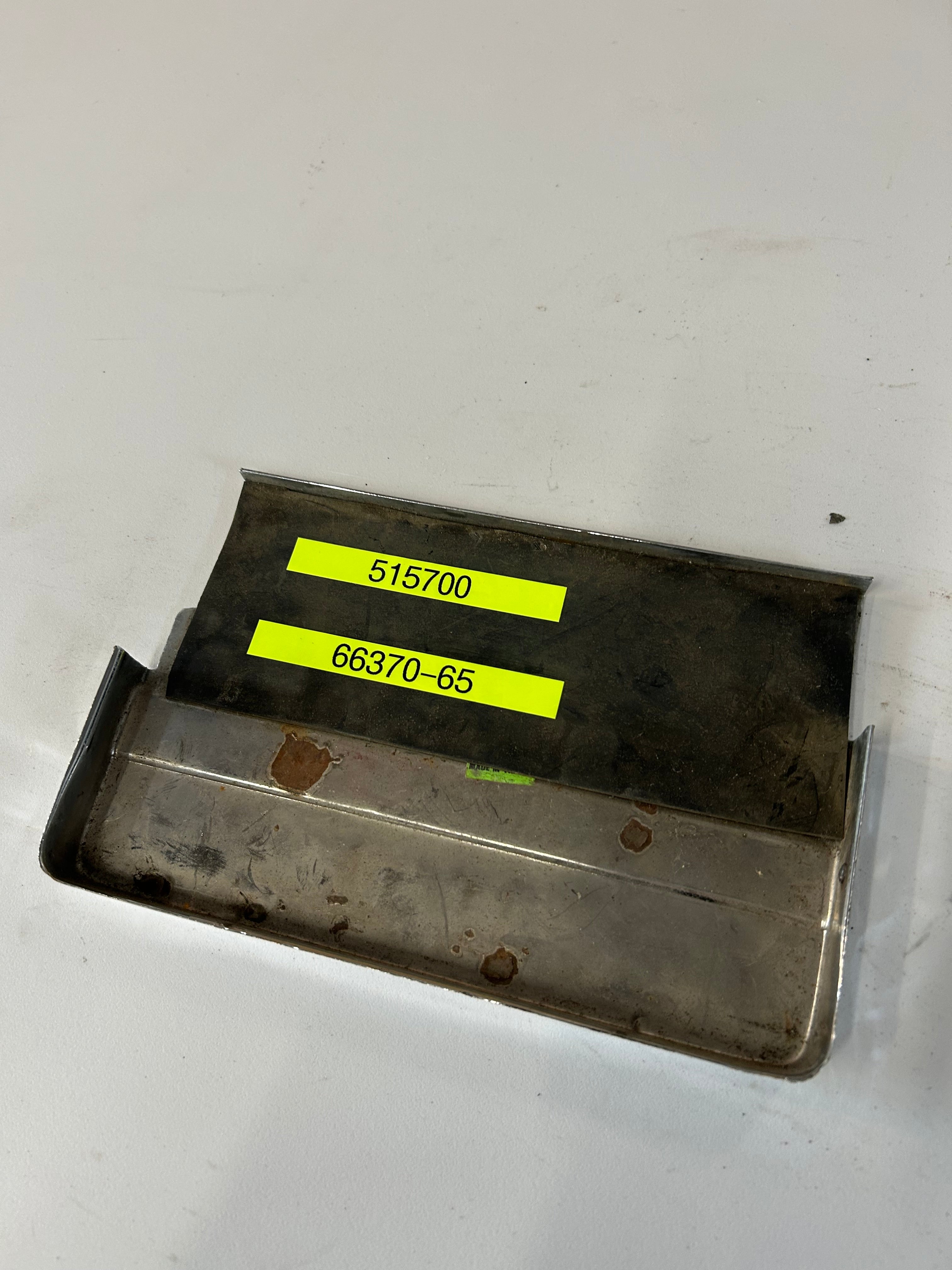 Cache batterie chromé Harley Davidson Shovelhead REF OEM : 66370-65
