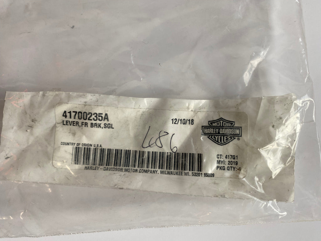Levier de frein avant Softail M8 Harley Davidson REF OEM 41700235A