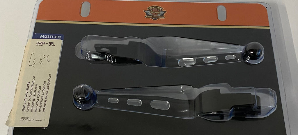 Jeu de leviers noir collection Edge Cut Harley Davidson REF 55798-10
