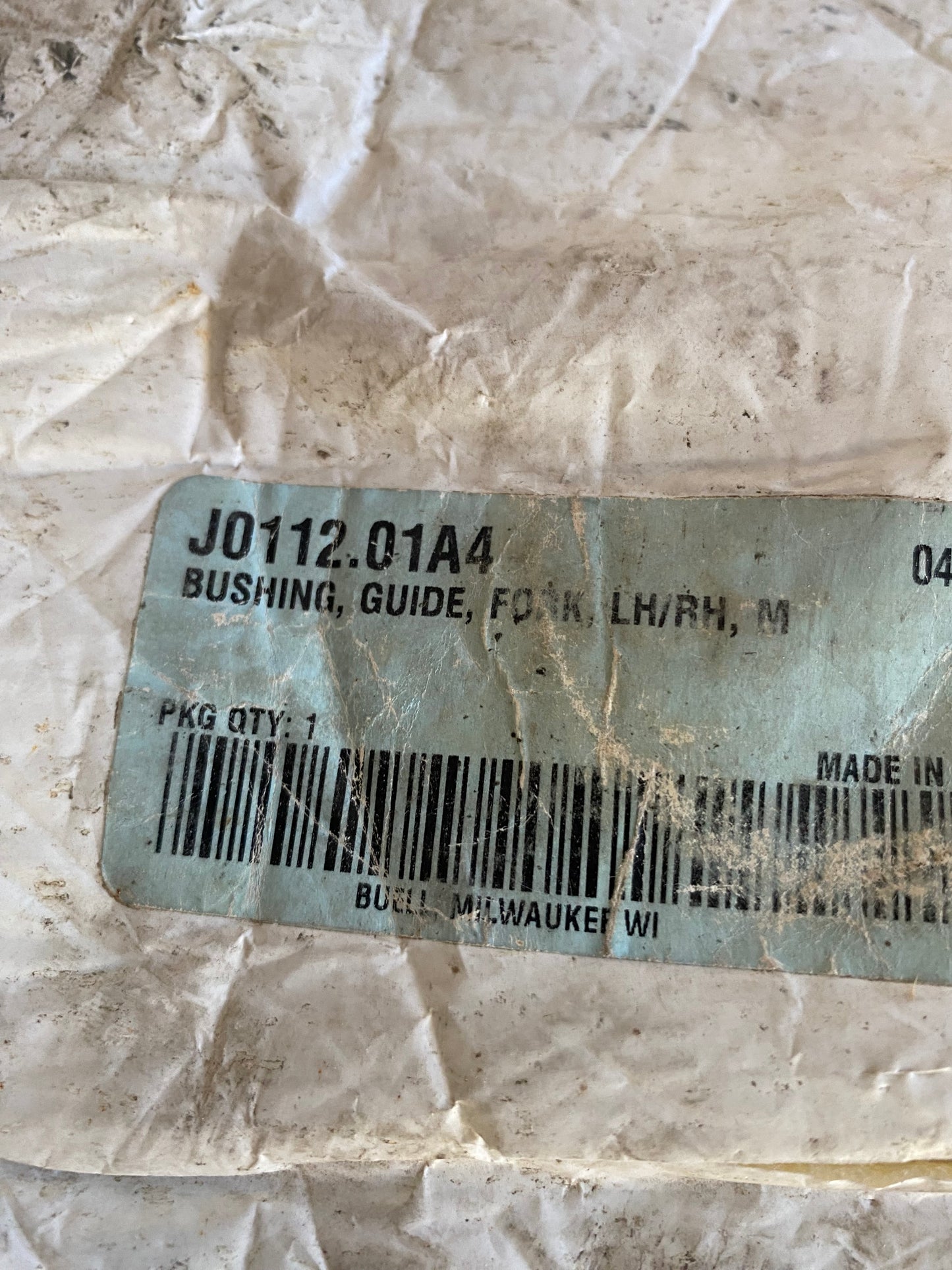Bague guide de fourche BUELL REF OEM : J0112.01A4