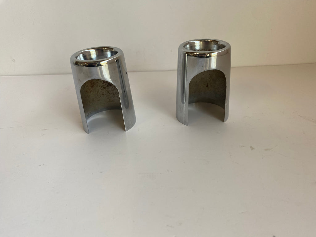 Jeu de 2 caches supérieur amortisseurs arrière Dyna Harley Davidson REF OEM 54708-65A