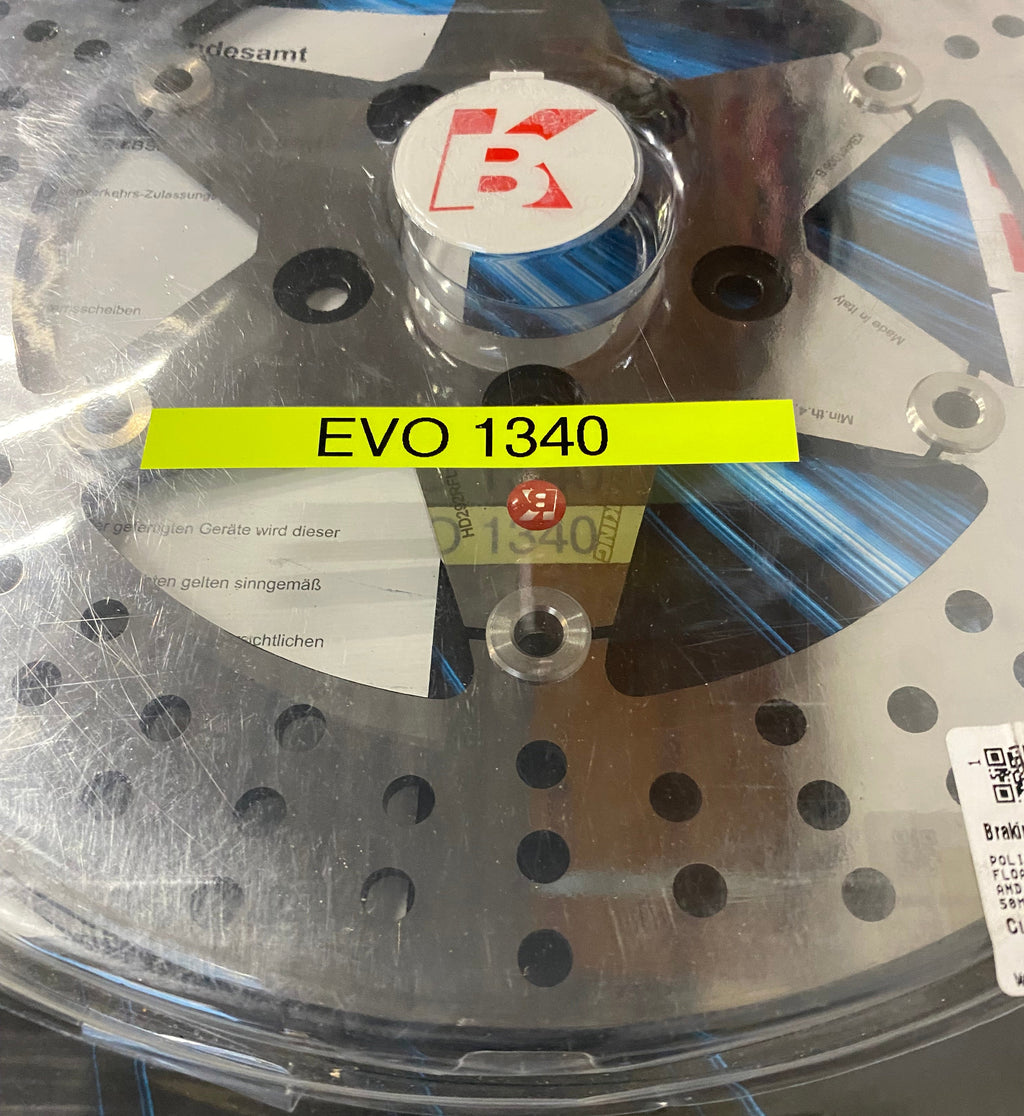 Disque de frein flottant avant Braking EVO 1340 Harley Davidson REF MCS 944113