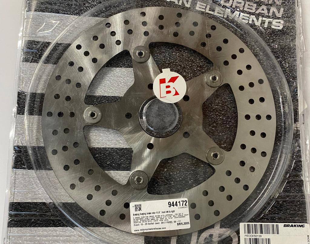 Disque de frein avant flottant Braking 300 mm Harley Davidson REF MCS 944172